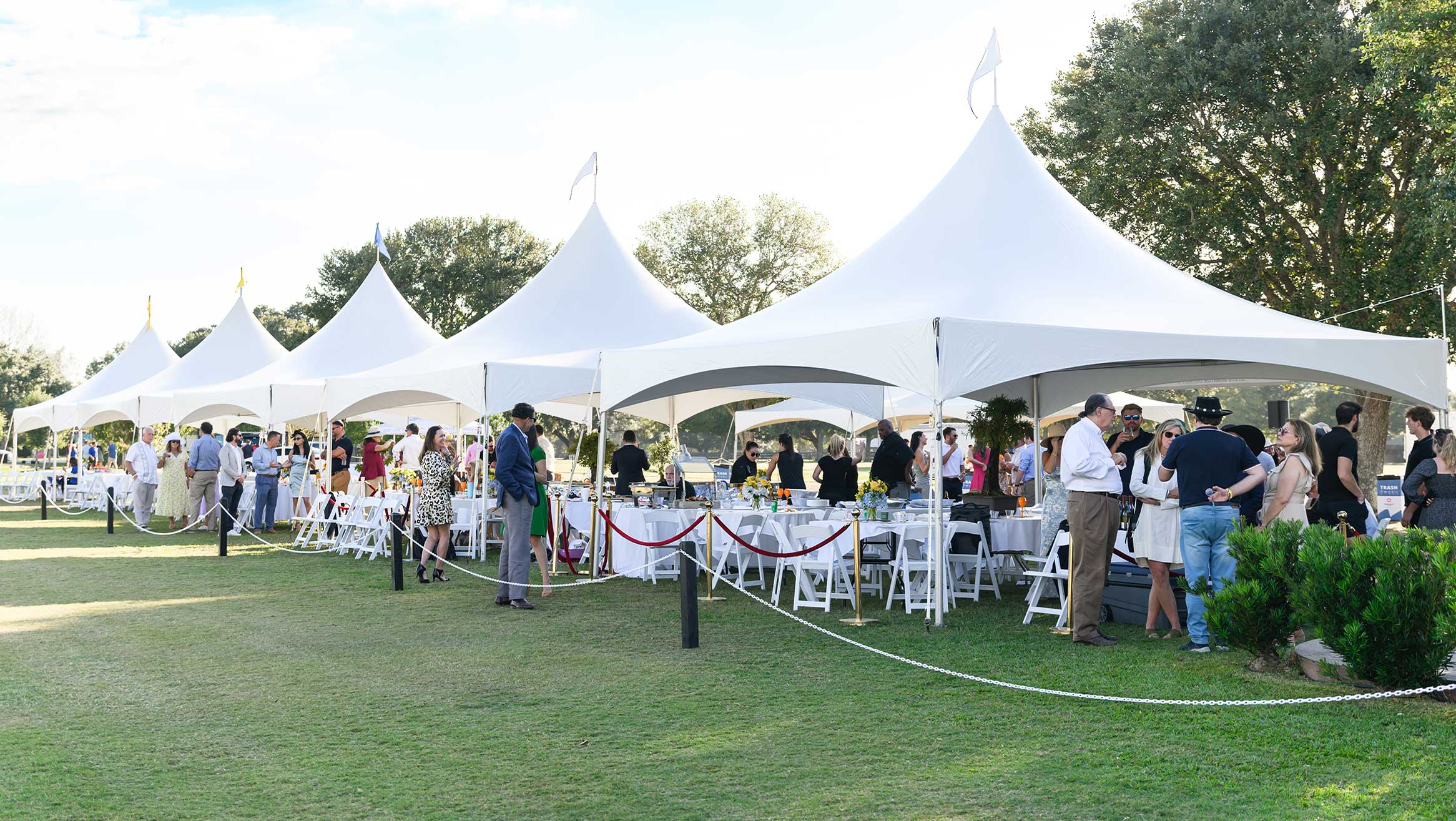 Autumn Polo Classic tents