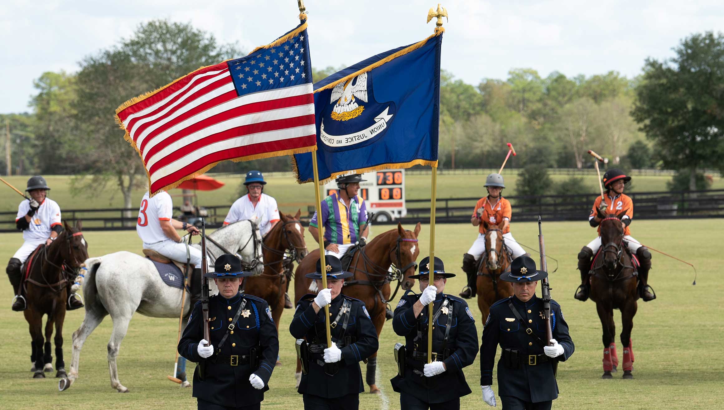 Presenting of the colors